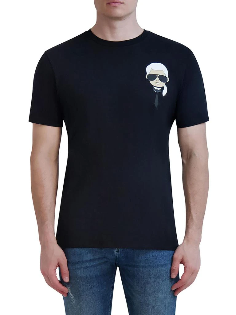 Karl Lagerfeld Paris Karl Head Graphic Tee 1