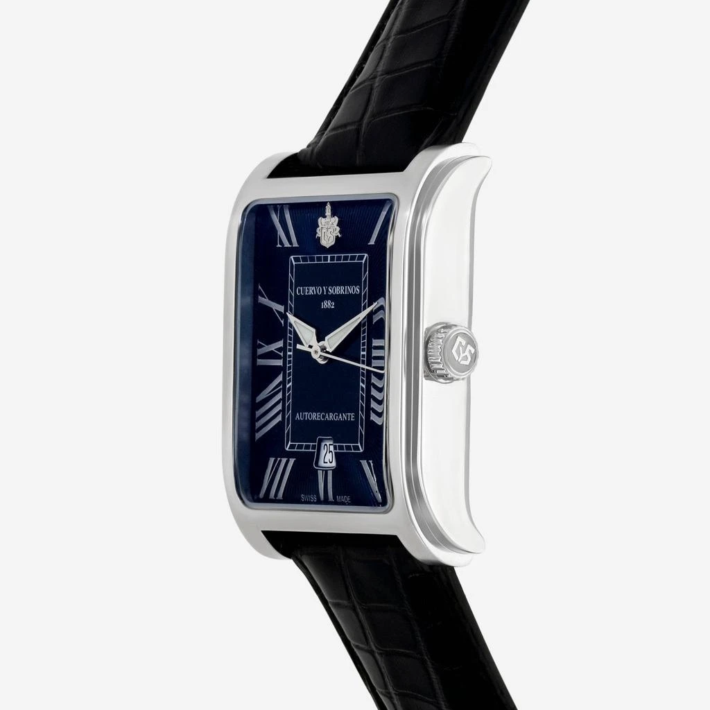 CUERVO Y SOBRINOS Cuervo Y Sobrinos Prominente Clasico Stainless Steel 32 x 43mm Automatic Unisex Watch 1015.1RN 2