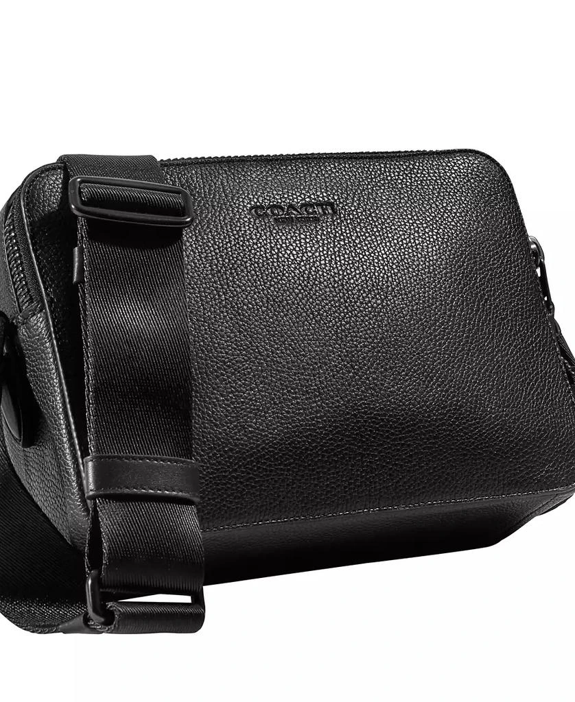 Coach Men's Pebble and Calf Leather Charter Crossbody 24 5