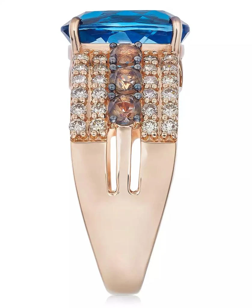 Le Vian Multi-Gemstone (4-1/4 ct. t.w.) & Diamond (5/8 ct. t.w.) Ring in 14k Rose Gold 4