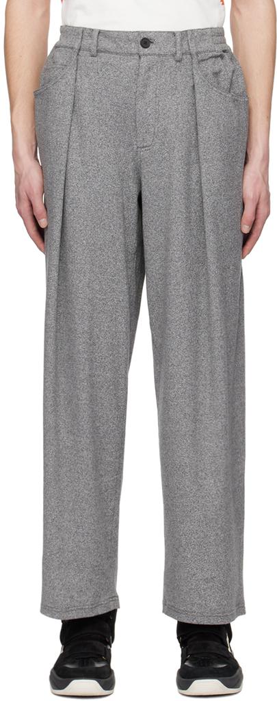 A PERSONAL NOTE 73 Gray Rib Trousers