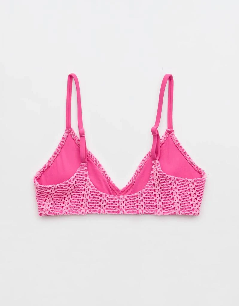 Aerie Aerie Cloudweave Crochet Voop Bikini Top 4
