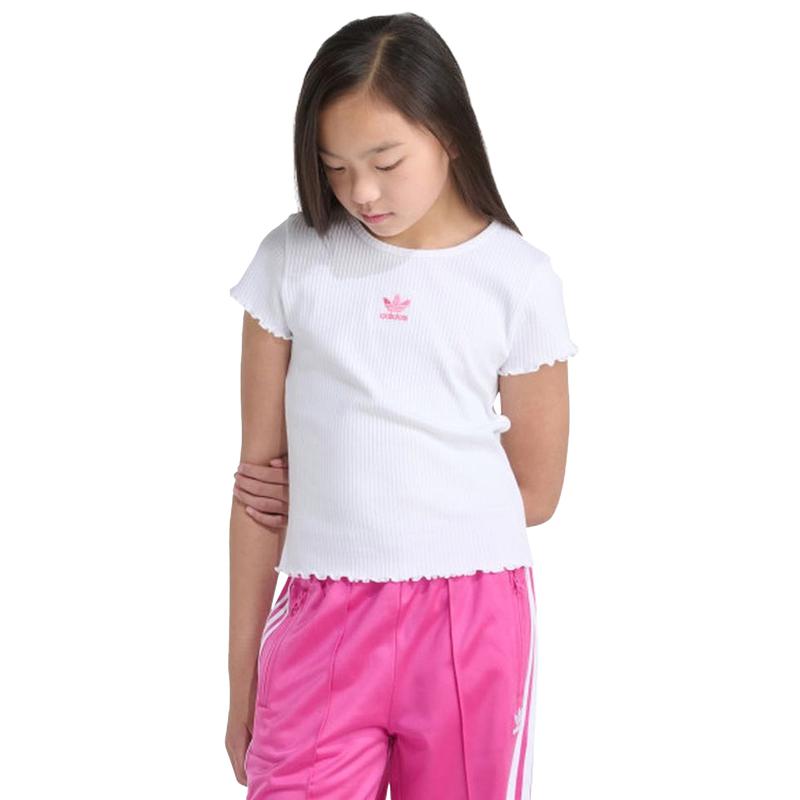 Adidas adidas Originals Lettuce Edge Short Sleeve T-Shirt - Girls
 Grade School