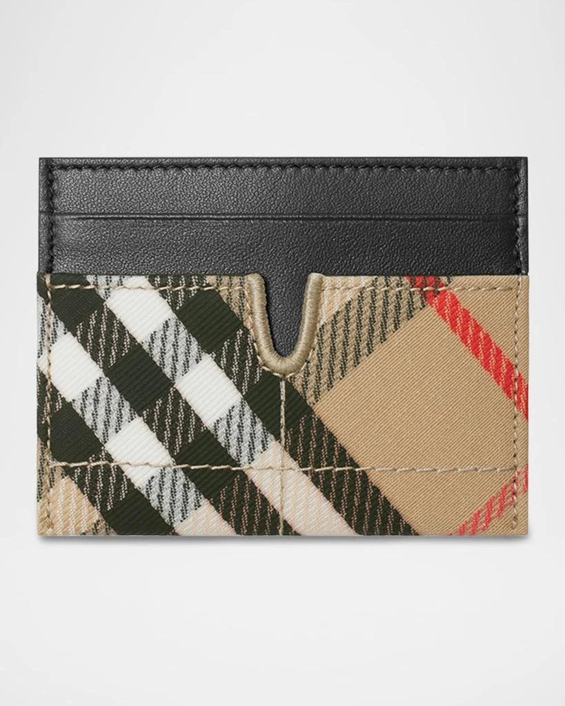 Burberry Snip Check Canvas Card Holder 2