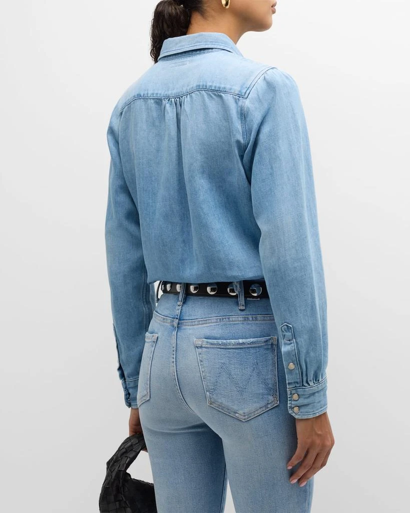 MOTHER The Gathered All My Exes Denim Shirt 6