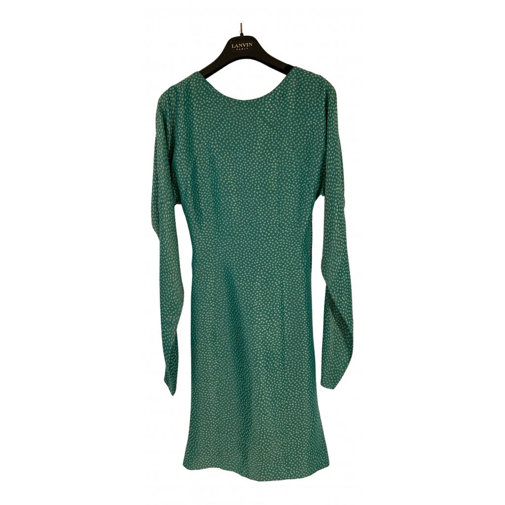 lanvin dress green Lanvin // SS 2009 Silk & Linen Dress – VSP Consignment main image 0
