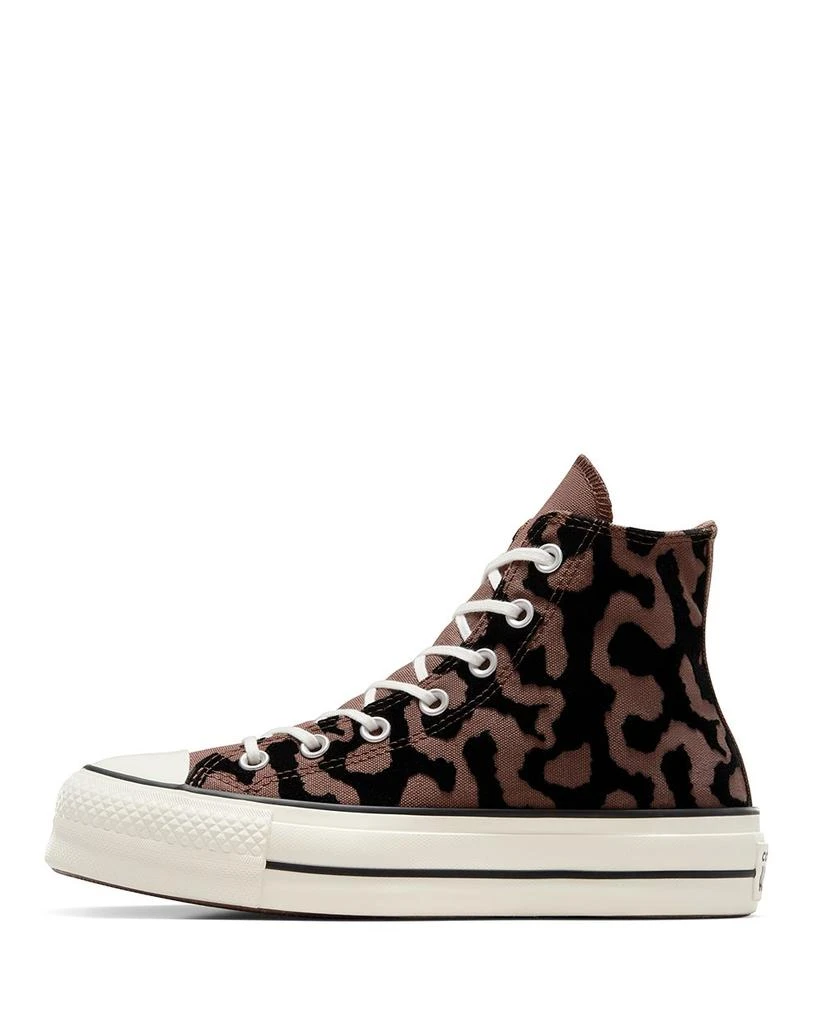 Converse Women's Chuck Taylor All Star Lift Hi Leopard Remix Sneakers 7