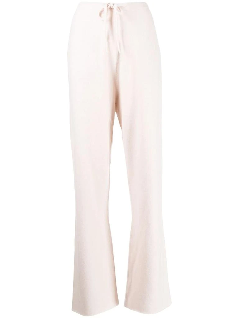 Extreme Cashmere wide leg cashmere trousers - women -  -  - Pink 1