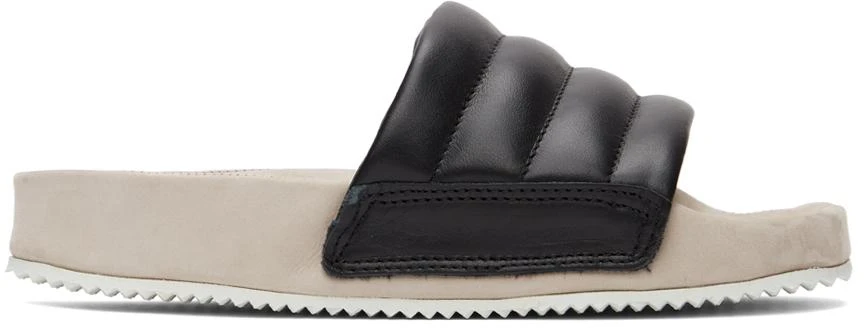 Spalwart Black Pause Puff Sandals 1