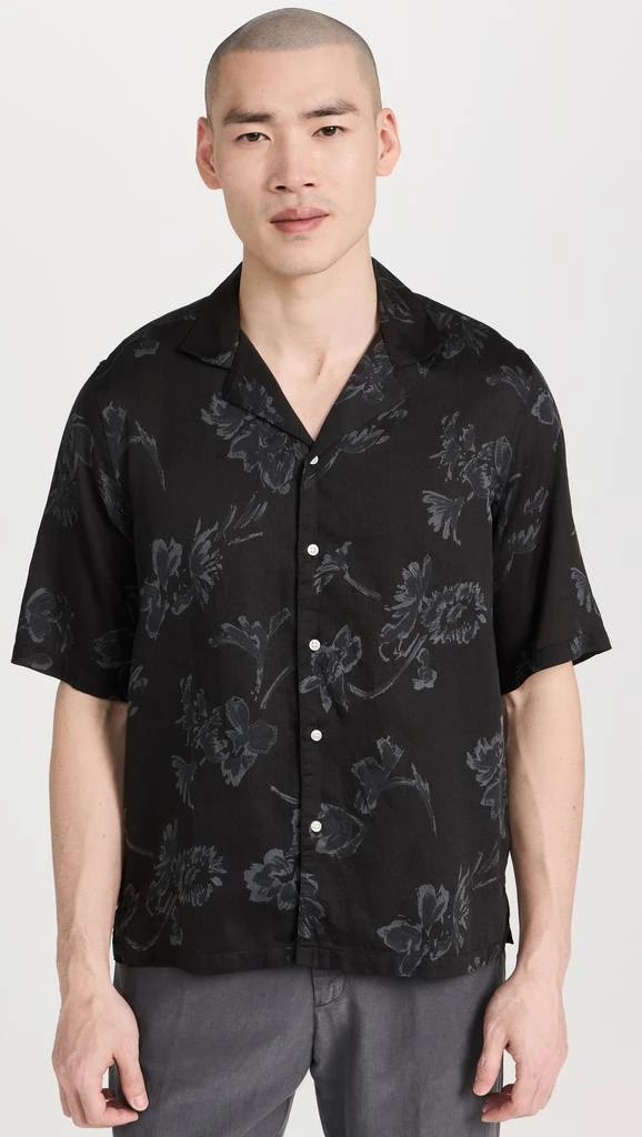 Officine Generale Eren Flower Print Shirt 6