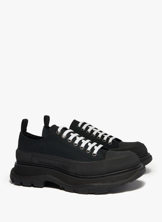 Alexander McQueen Tread Slick cotton lace-up Sneakers