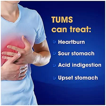 TUMS TUMS Ultra Strength Chewable Antacid Tablets, Assorted Berries, 265 ct. 6
