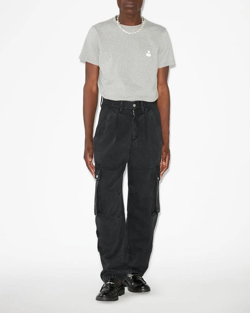 Isabel Marant ISABEL MARANT, ZAFFERH LOGO TEE-SHIRT - Men - White - S 1