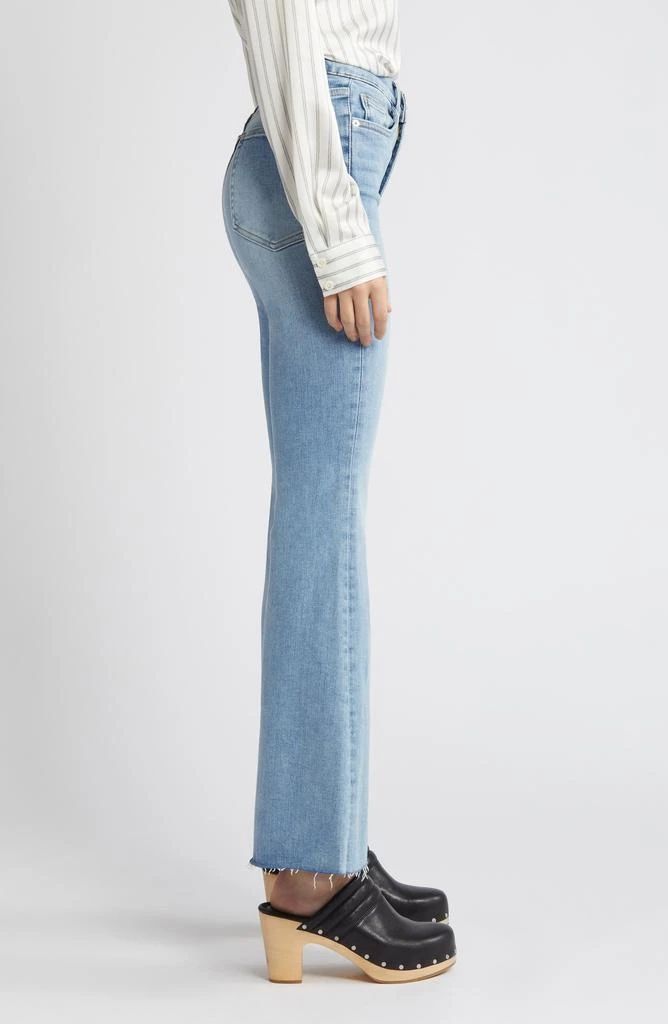 FRAME Le Easy Raw Hem Mid Rise Flare Jeans 3