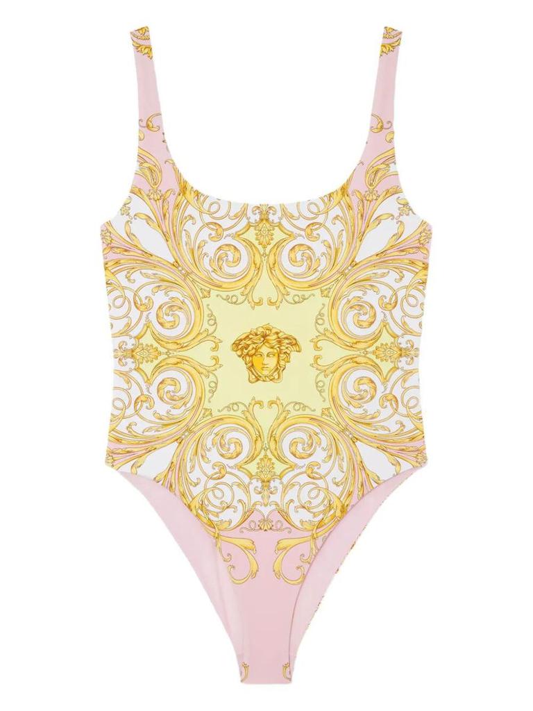 Versace Versace Spring Baroque-Print One-Piece Swimsuit Clothing