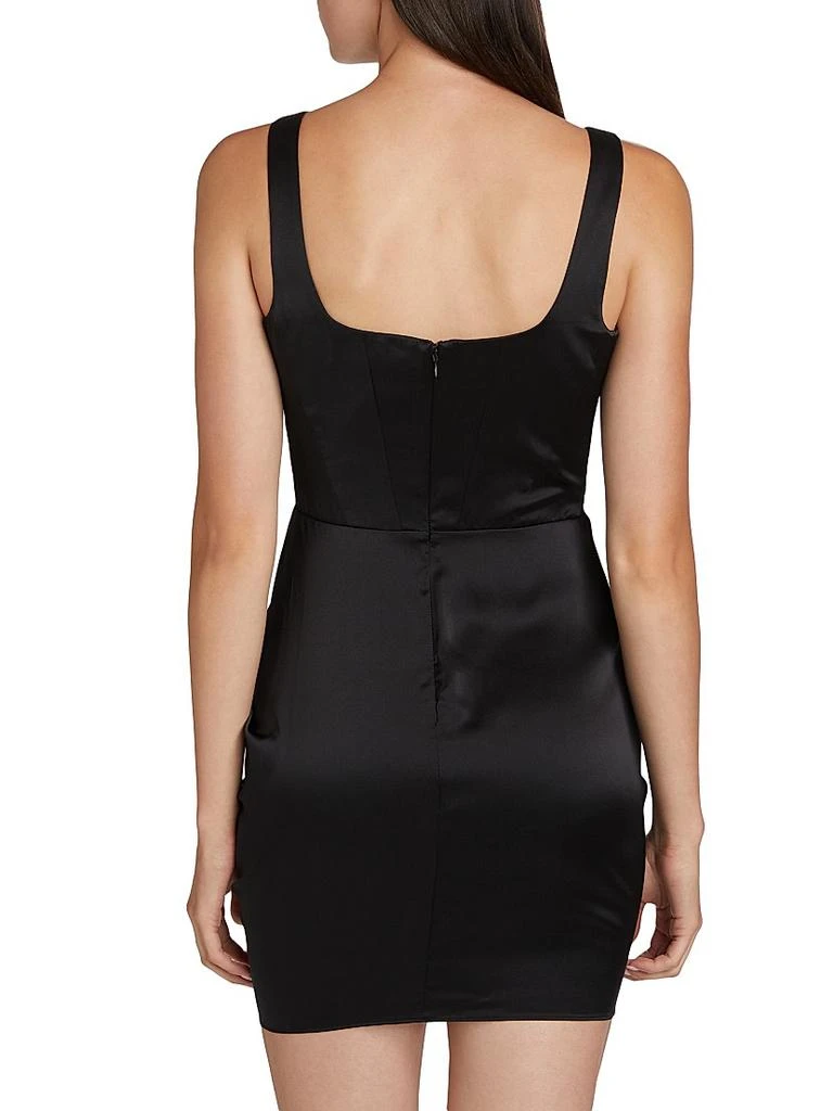 Amanda Uprichard Fiorella Bow-Detail Minidress 5