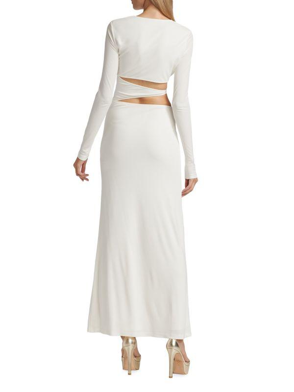 Zeynep Arçay Cut-Out Jersey Maxi Dress