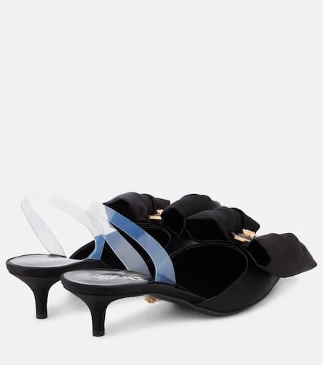 Versace Alia 45 satin slingback pumps 2