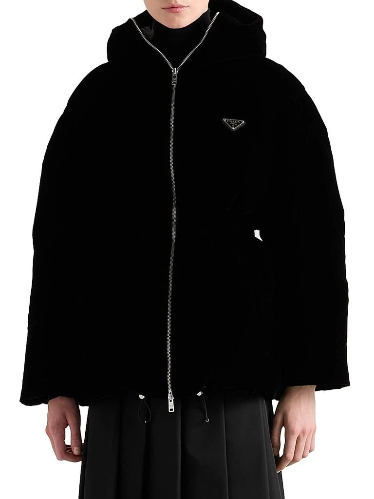Prada Velvet Down Jacket 2