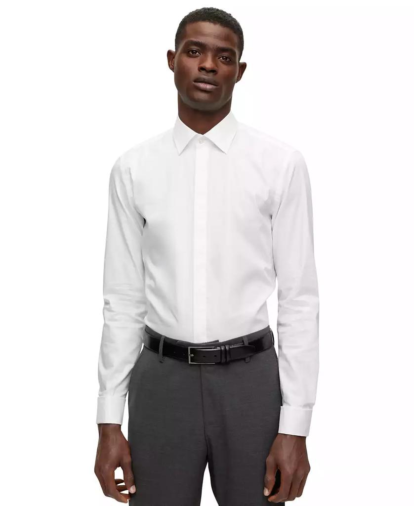 Hugo Boss Men's Easy-Iron Stretch Cotton Slim-Fit Dress Shirt
