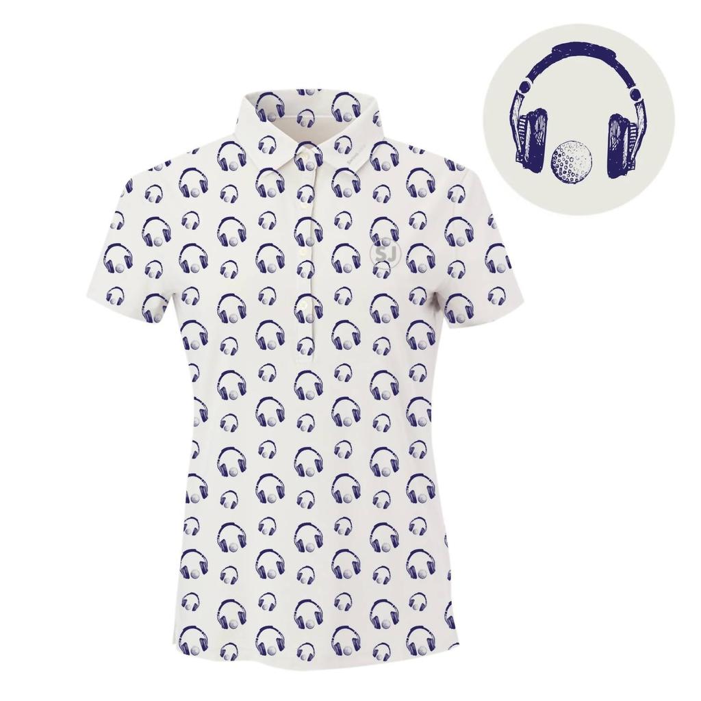 SwingJuice Women's Golf & Hip Hop Polo In Cloud