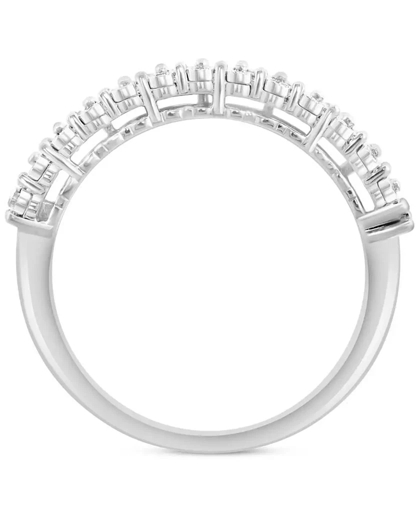 Effy EFFY® Diamond Double Row Band (1/6 ct. t.w.) in Sterling Silver 4