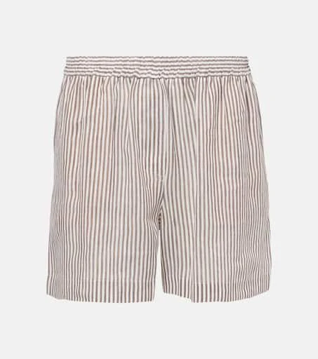 Brunello Cucinelli Linen and silk Bermuda short 1