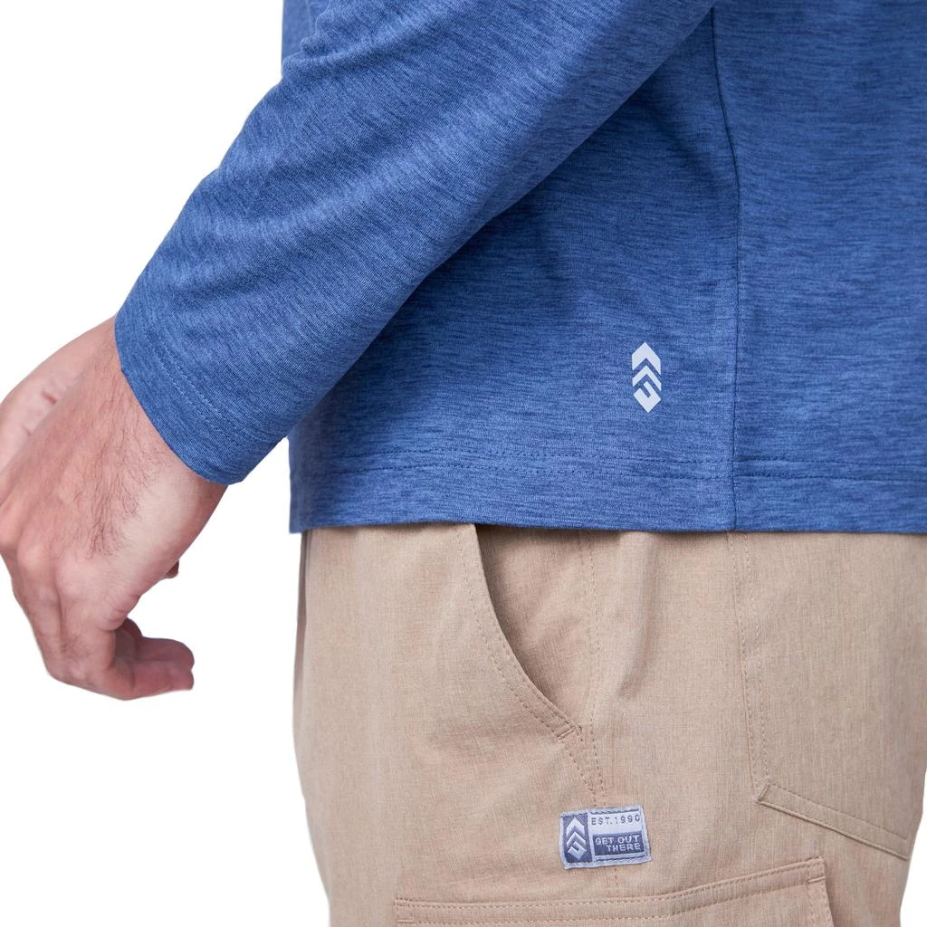 Free Country Men's Henley Long Sleeve Shirt 4