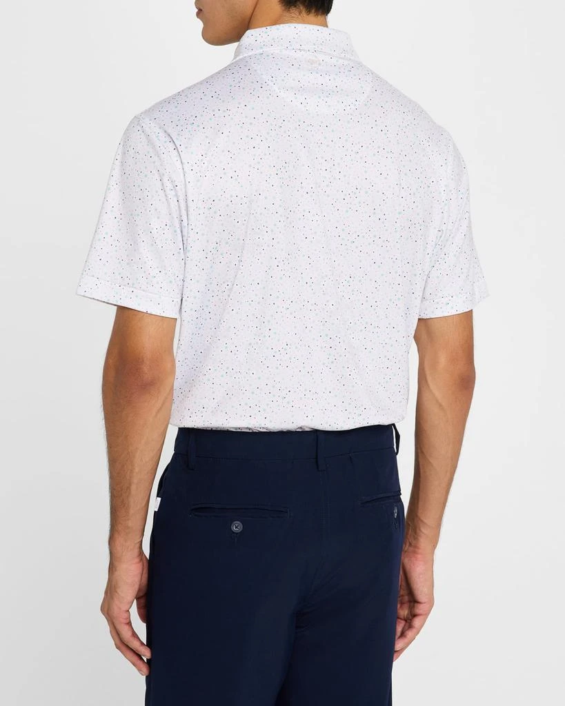 Peter Millar Men's Mulled Wine Performance Polo Shirt 3