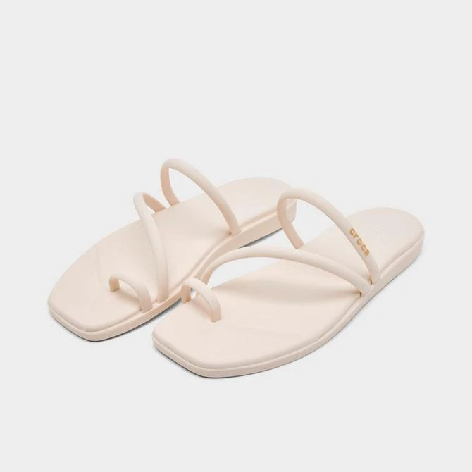 Crocs Women's Crocs Miami Metallic Toe Loop Sandals 2