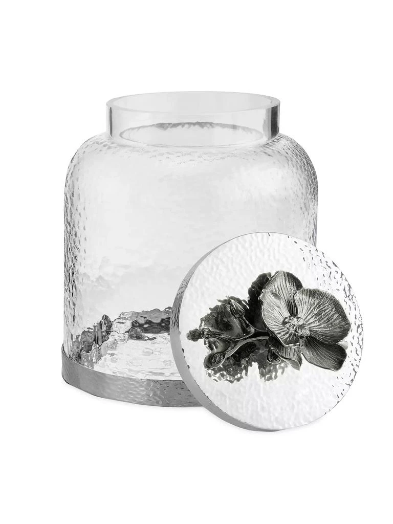 Michael Aram Black Orchid Cookie Jar 3