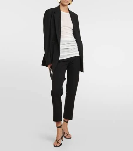 Khaite Lenora cotton-blend top 2