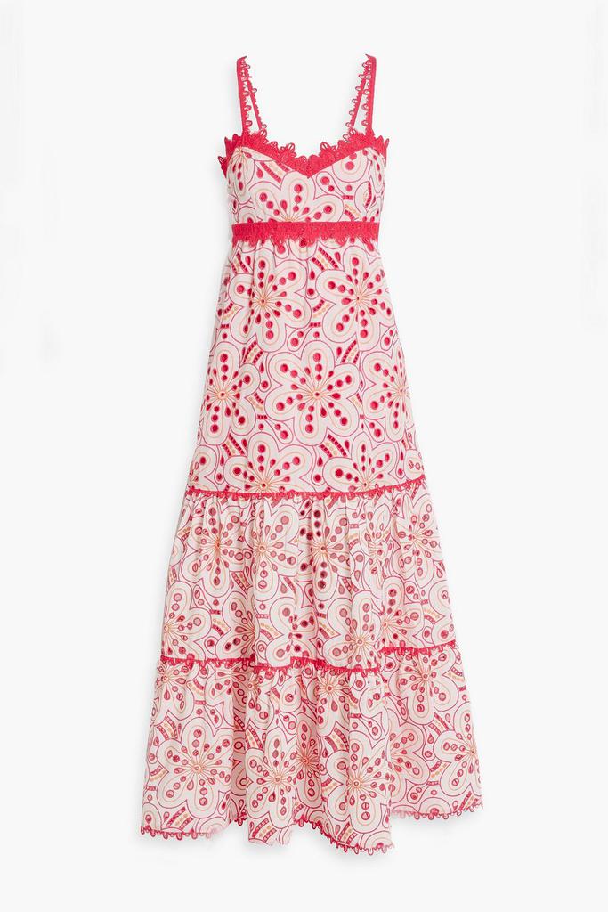 Charo Ruiz Ibiza Andromeda broderie anglaise cotton-blend maxi dress