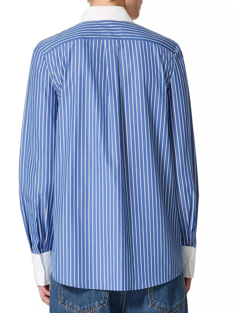 Valentino Embroidered Contrails Poplin Shirt 3