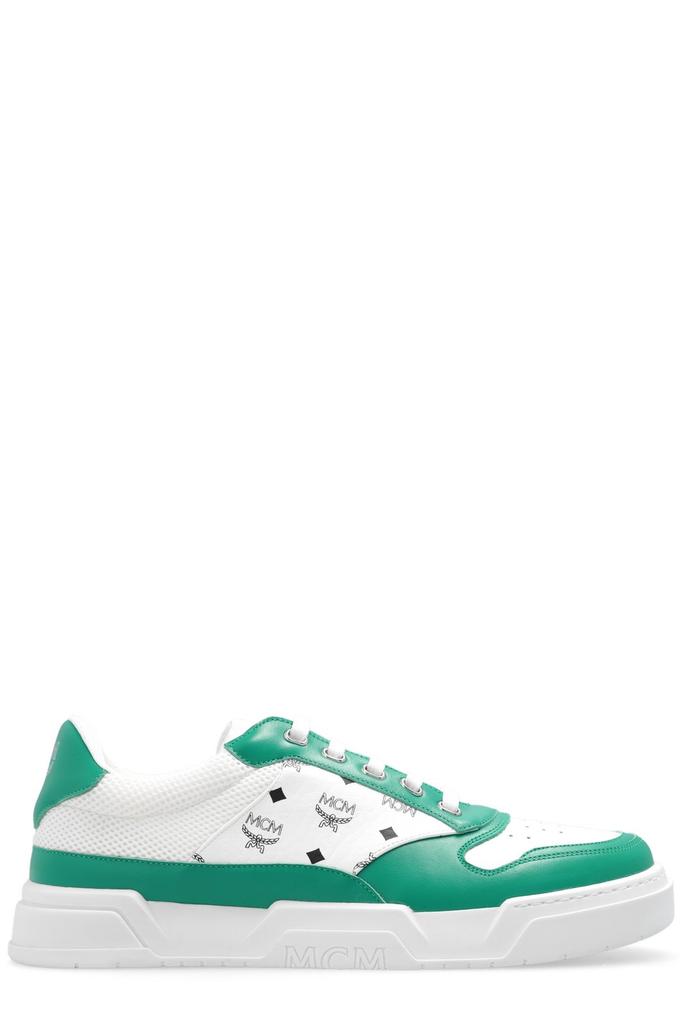 [MCM]★Visetos Neo Terrain Low Sneakers 36 IT / W Neo Terrain Lo Sneakers in Quilted Monogram Nylon