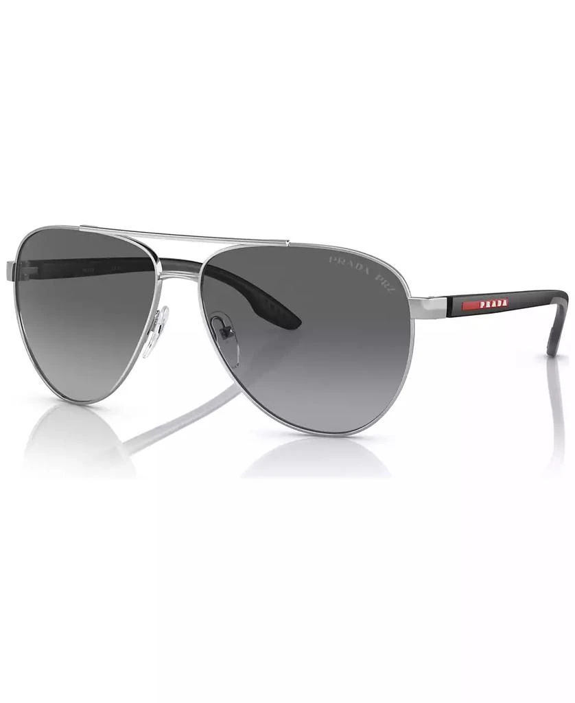 Prada Men's Polarized Sunglasses, PS 52YS61-YP 1