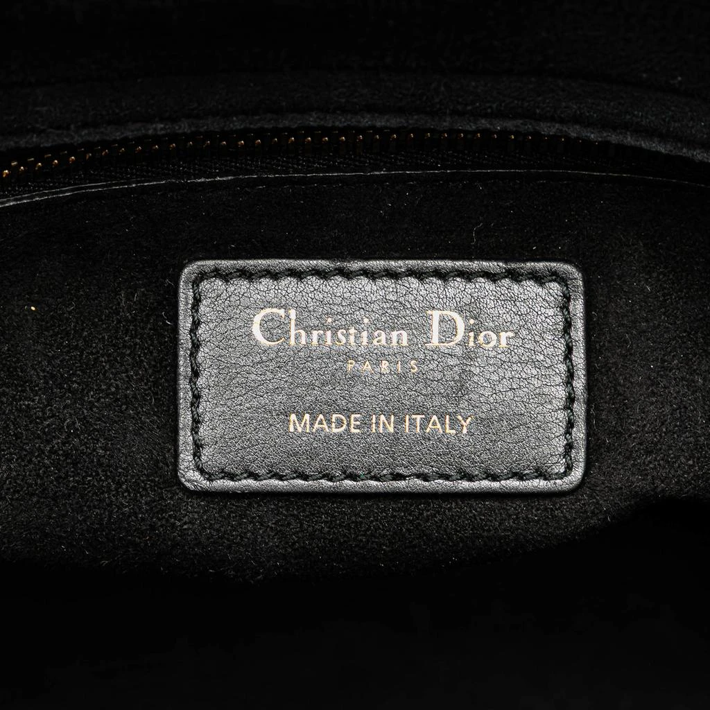 Dior Dior Black Medium Calfskin Death Tarot Card Lady Dior Bag 10