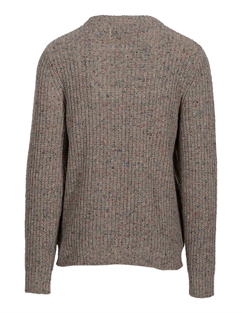 Schott Donegal Crewneck Sweater In Natural