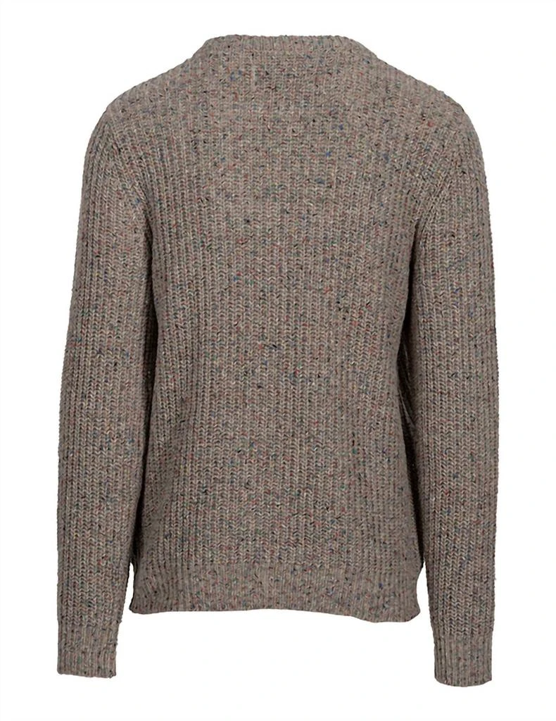 Schott Donegal Crewneck Sweater In Natural 2