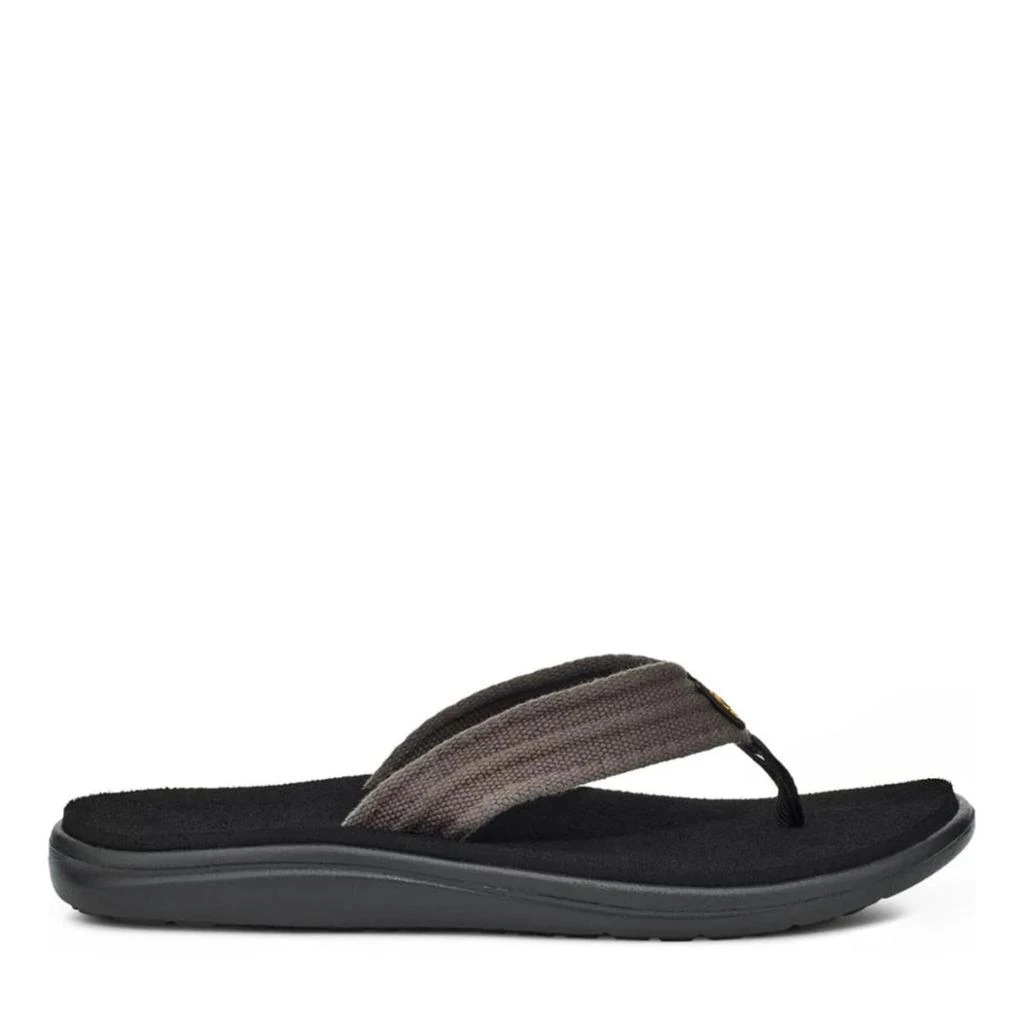 Teva Men's Voya Canvas Flip Flops In Drizzle 1