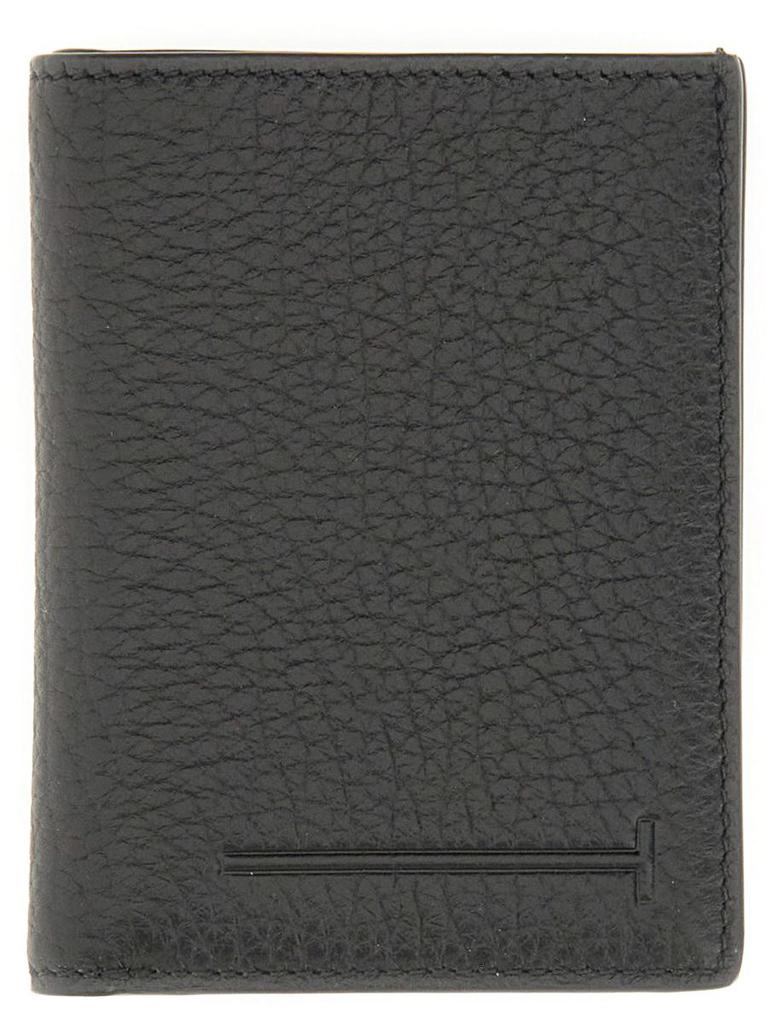 Tom Ford Tom Ford Leather "T" Wallet