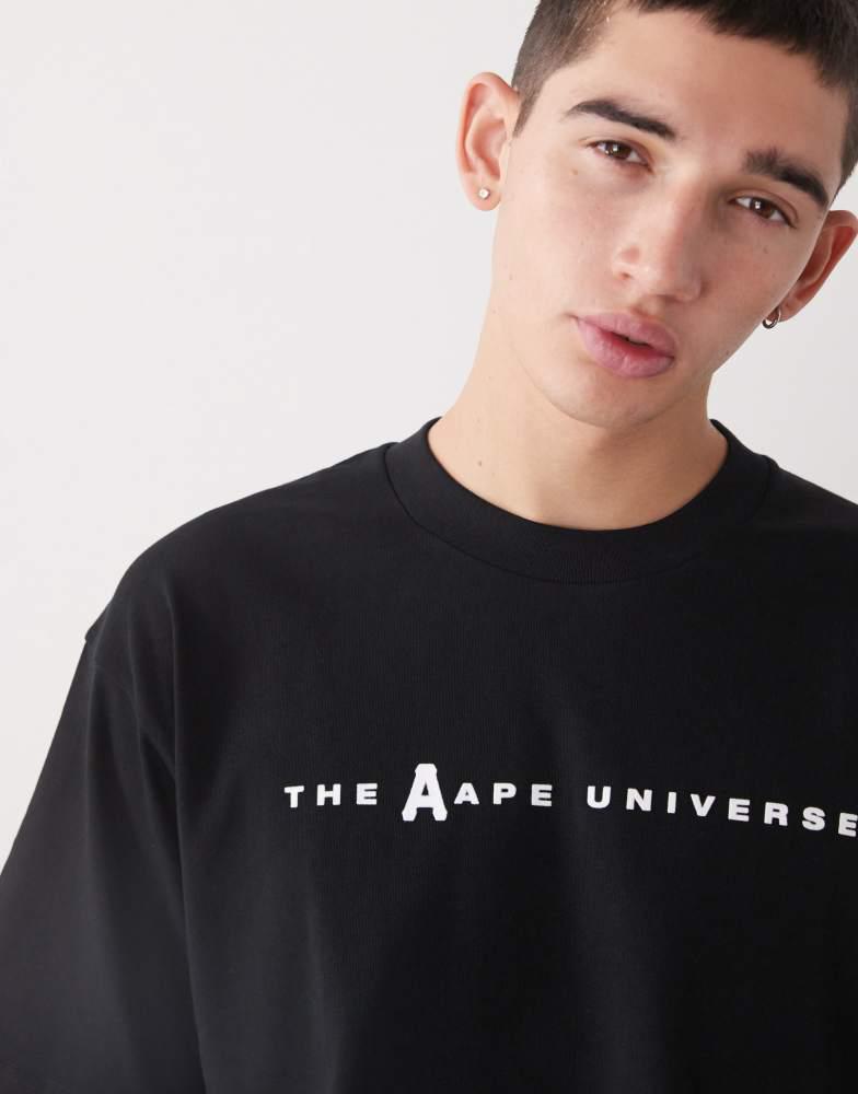 5)A BATHING APE ブラック Tシャツ Lサイズ AAPE Aape by A Bathing 