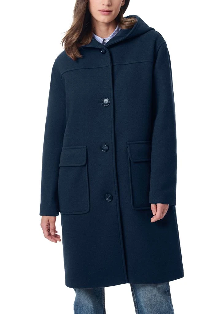 Bernardo Longline Hooded Coat 1