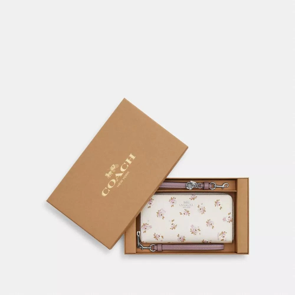 Coach Boxed Long Zip Around Wallet With Floral Print 3