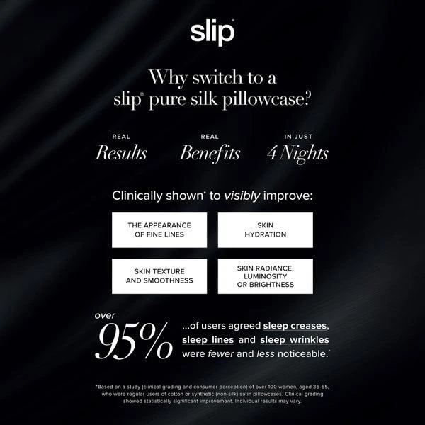 Slip Slip Silk Pillowcase - Queen (Various Colors) 2
