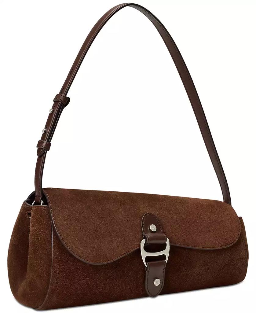 Ralph Lauren Suede Medium Tasha East-West Bag
