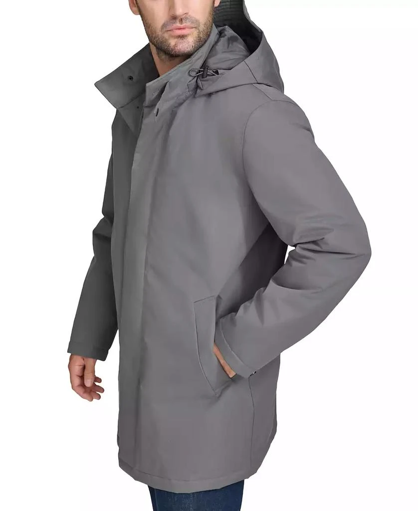 Shop Men's Rain Coat with Removable Hood on Sale at BeyondStyle