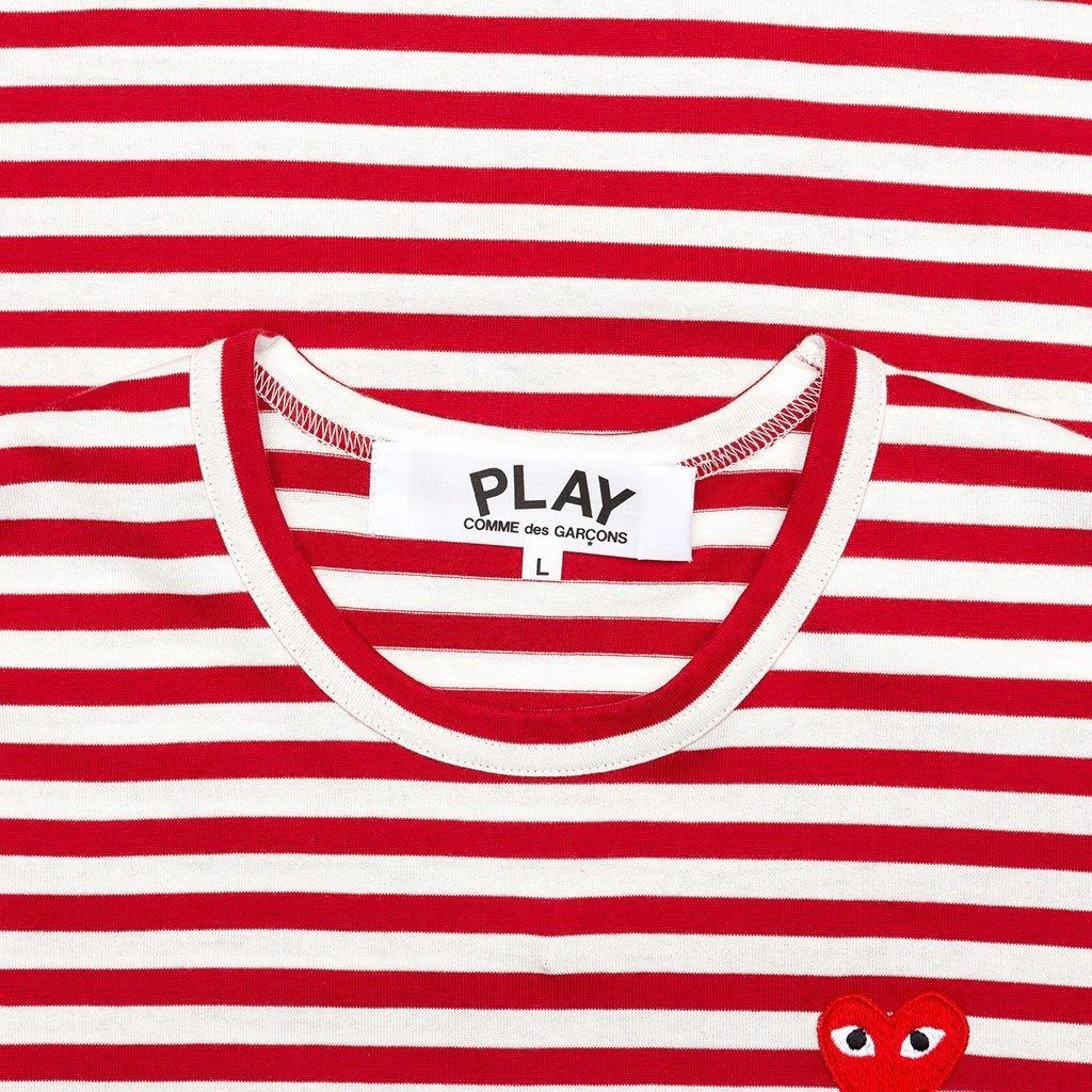 Comme des Garcons Comme des Garçons Play Striped Crewneck T-Shirt 3