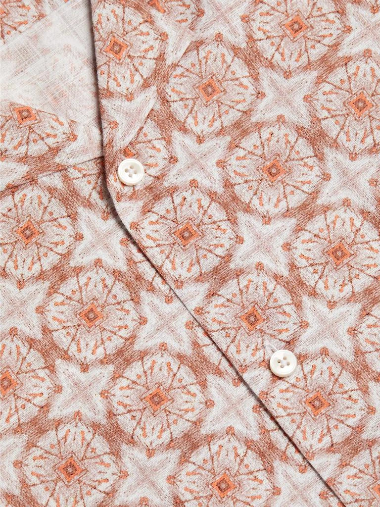 Saks Fifth Avenue Slim-Fit Medallion Short-Sleeve Shirt 7