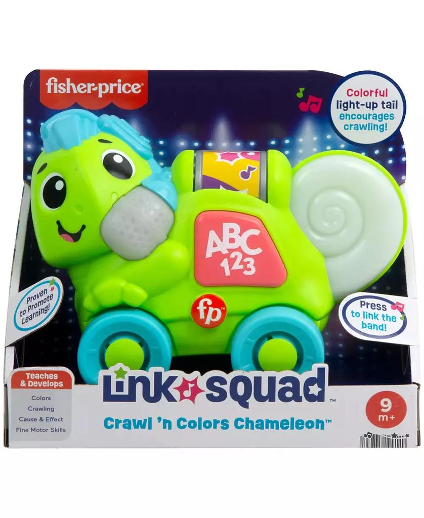 Fisher Price Fisher-Price Link Squad Crawl ‘n Colors Chameleon Baby Learning Toy with Music Lights 6